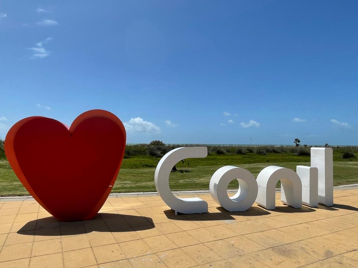 Apartamento Conil Playa & Centrico, Con Aire Acond Y Wifi -Solo Familias Y Parejas- Conil De La Frontera Exteriör bild